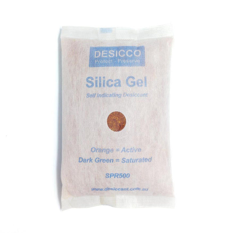 Indicating Orange Silica Gel Packets 500g (Cloth) - Silica Gel Packets Australia