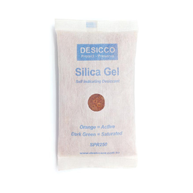 Indicating Orange Silica Gel Packets 250g (Cloth) - Silica Gel Packets Australia